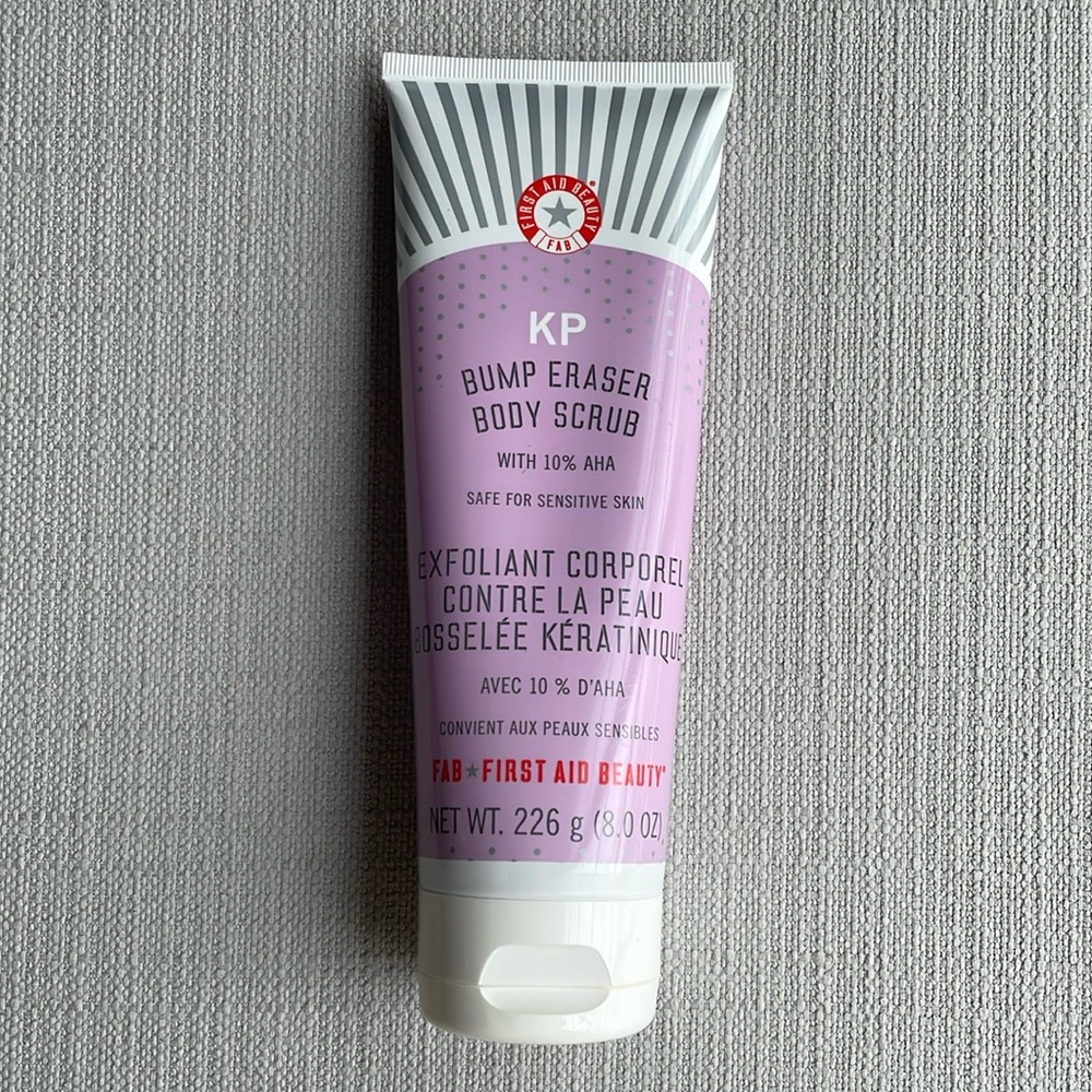 First Aid Beauty KP Bump Eraser Body Scrub with 10% AHA